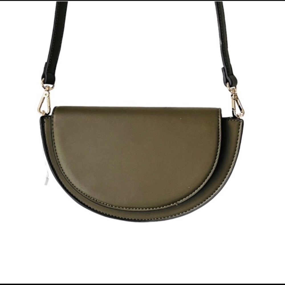 Anthropologie Melie Bianco Crossbody Bag - Olive